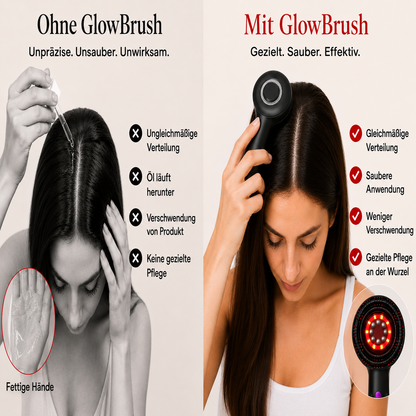 GlowBrush – Sichtbar volleres Haar in nur wenigen Minuten täglich