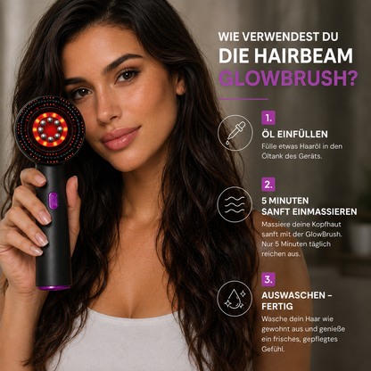 GlowBrush – Sichtbar volleres Haar in nur wenigen Minuten täglich
